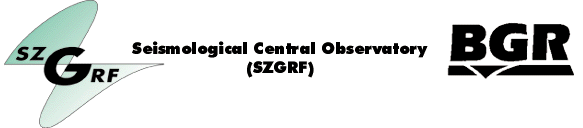 Seismological Central Observatory - SZGRF
